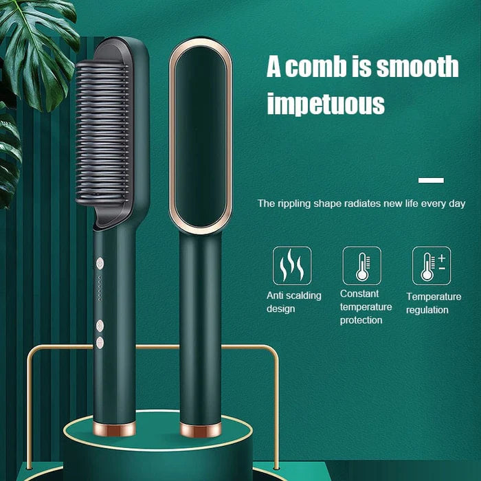 Multifunctional 2-in-1 Professional Hair Straightener Comb.