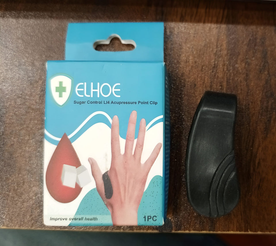 Sugar Control LI4 Acupressure Point Clip Wearable – Supporting Acupressure Relaxation, Stress Alleviation, Tension Relief and Headache Relief Hand Clip Migraine Pressure Point Clip