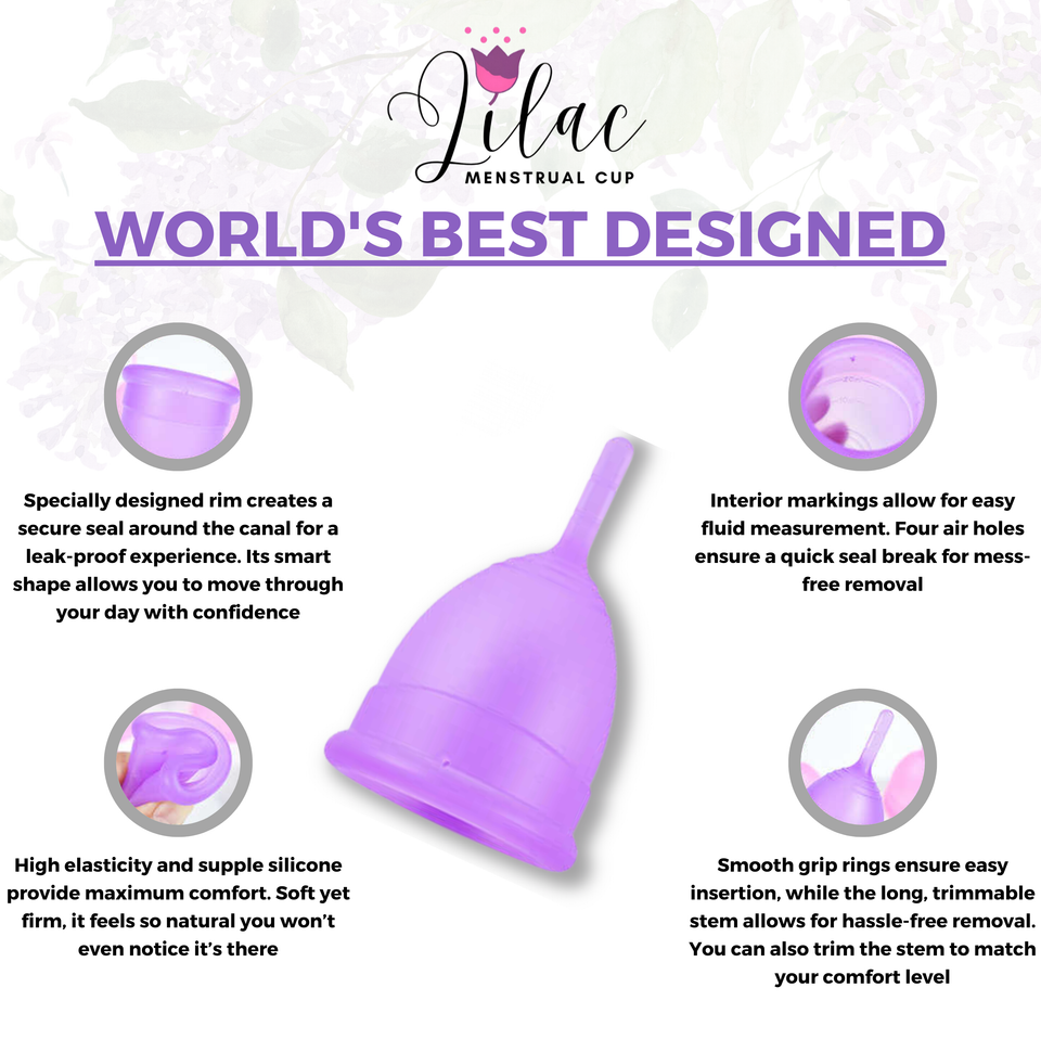 Lilac Menstrual Cup